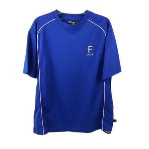 Royal Blue Pro Celebrity Golf Crew Neck Shirt M